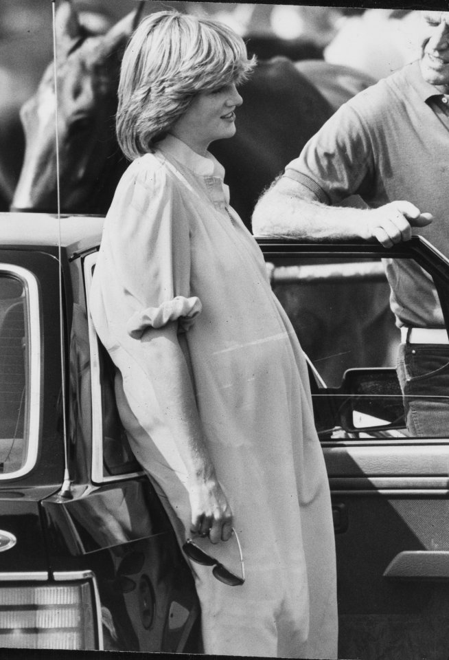 Princess Diana pregnant with Prince William