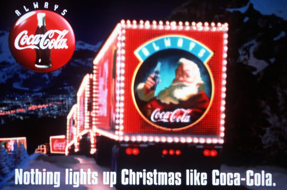  The Coke Christmas ad is famous