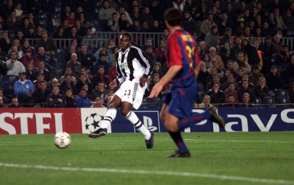  Shola Ameobi briefly puts Newcastle level against Barcelona in Nou Camp clash