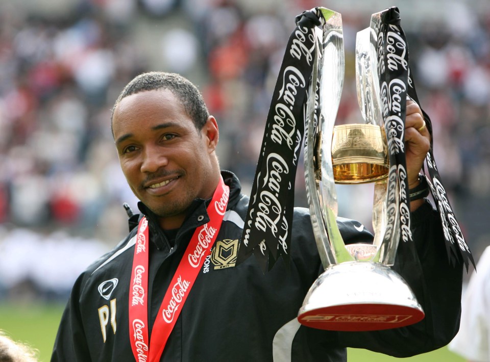  Paul Ince was a managerial rookie when he went to MK Dons but won League Two and the Football League Trophy