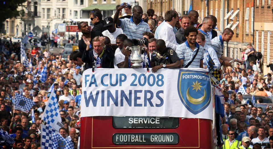  Two time winners Portsmouth will host Wycombe Wanderers