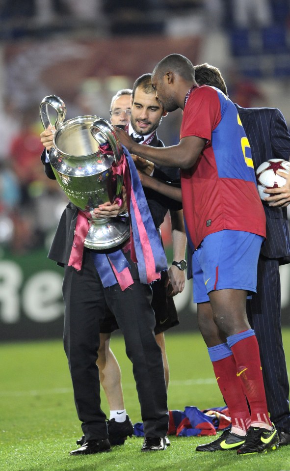  Pep Guardiola and Yaya Toure were both at Barcelona before Manchester City