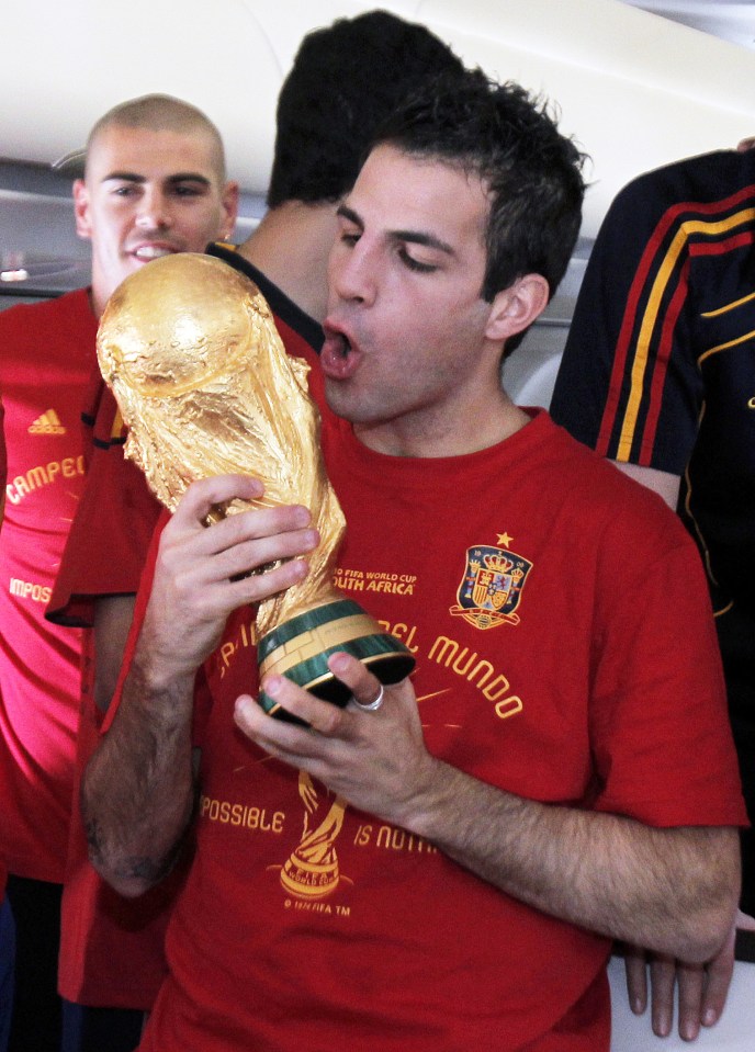  Cesc Fabregas won the World Cup in 2010 with Spain but does not seem to be hitting the sort of form that had him seen as one of the worlds best