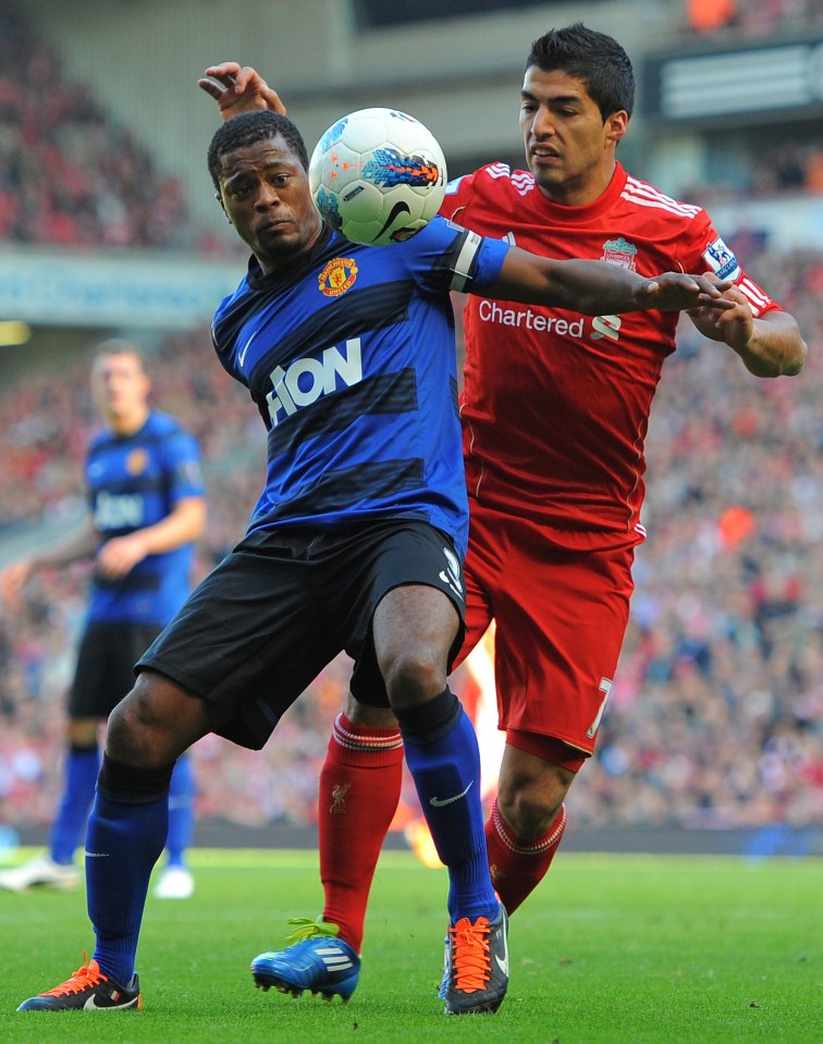  Patrice Evra and Luis Suarez had a long-running feud while they were in the Prem