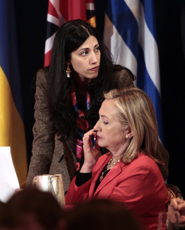  Weiner’s wife Huma Abedin was the deputy chief of staff and aide to Hillary Clinton when she was Secretary of State in 2011