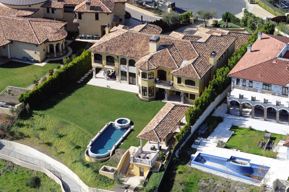  Kimye purchased this lush £8.6 million property in Los Angeles