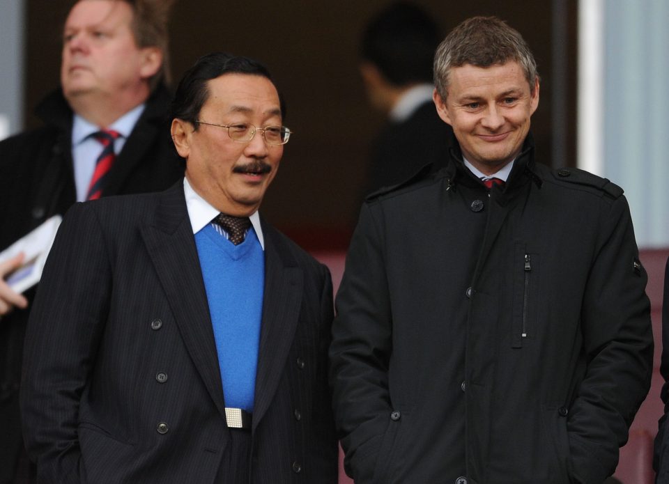  Tan sacked Ole Gunnar Solskjaer in 2014 after sacking Malky Mackay previously