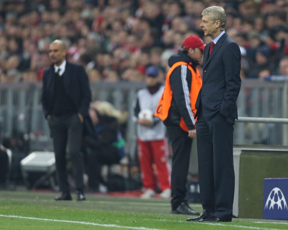  Arsene Wenger suffered defeat to Guardiola in the Champions League final