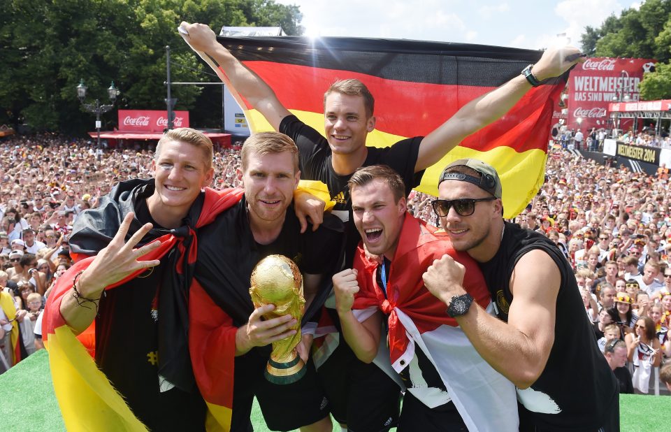  Schweinsteiger's Germany team-mates have come to his defence