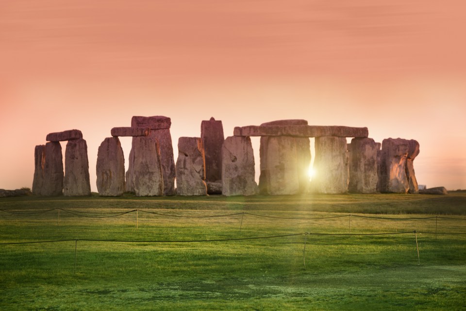  The sites, such as Stonehenge, pictured here, can be either man made or natural