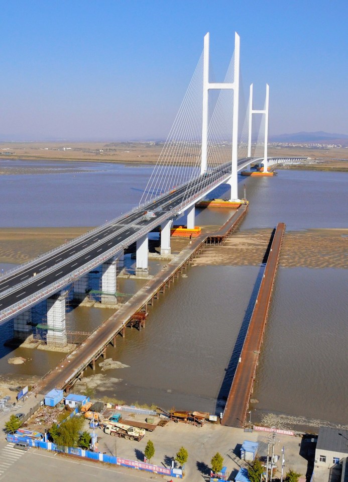  The bridge was supposed to bring China and North Korea together