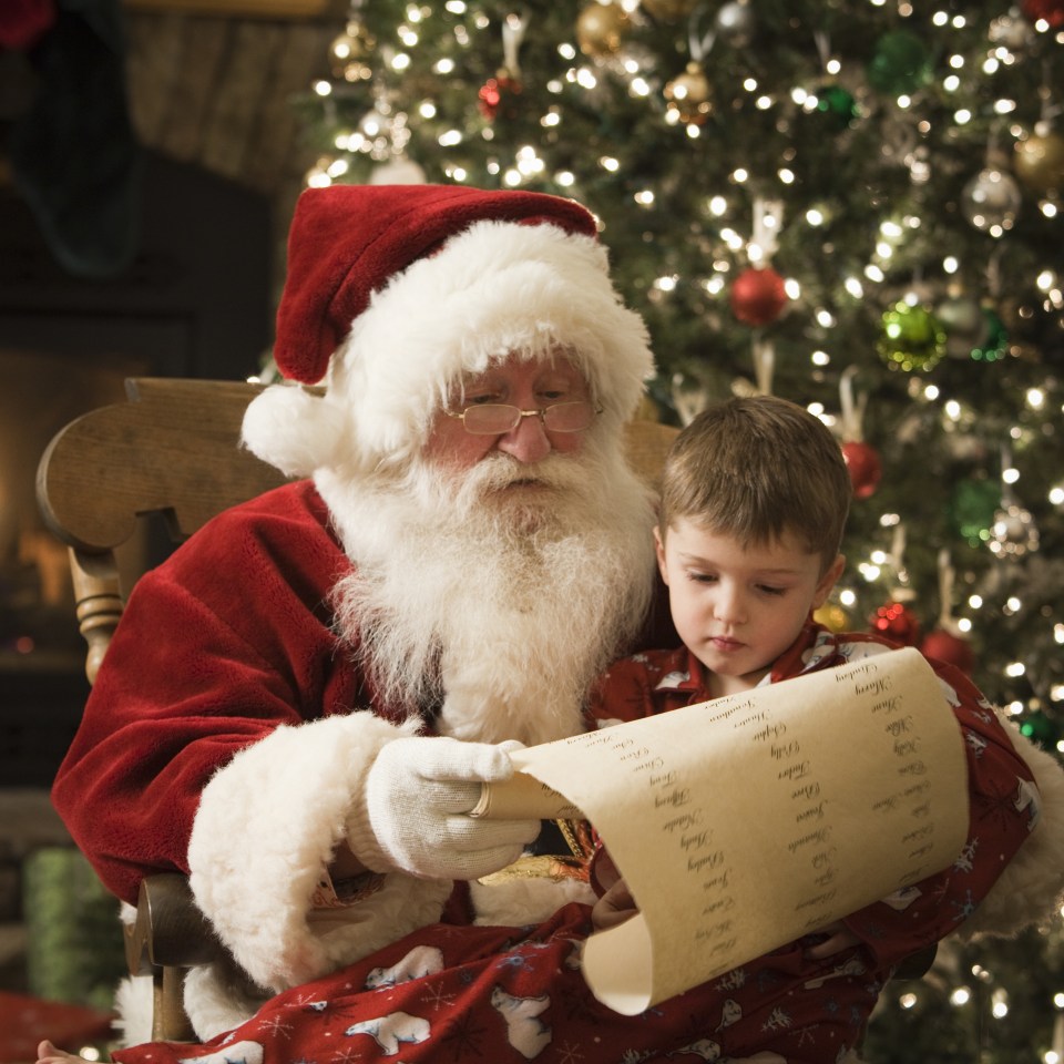  The jolly old man in red is the Santa we know and love today