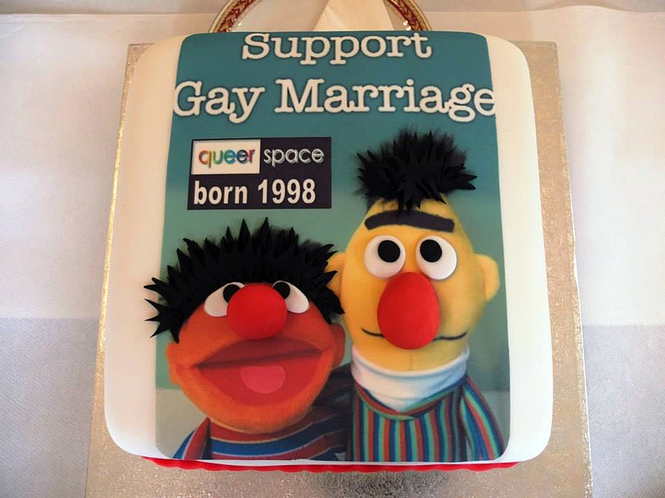  The icing on the cake: Bert and Ernie have found themselves at the centre of an equality row