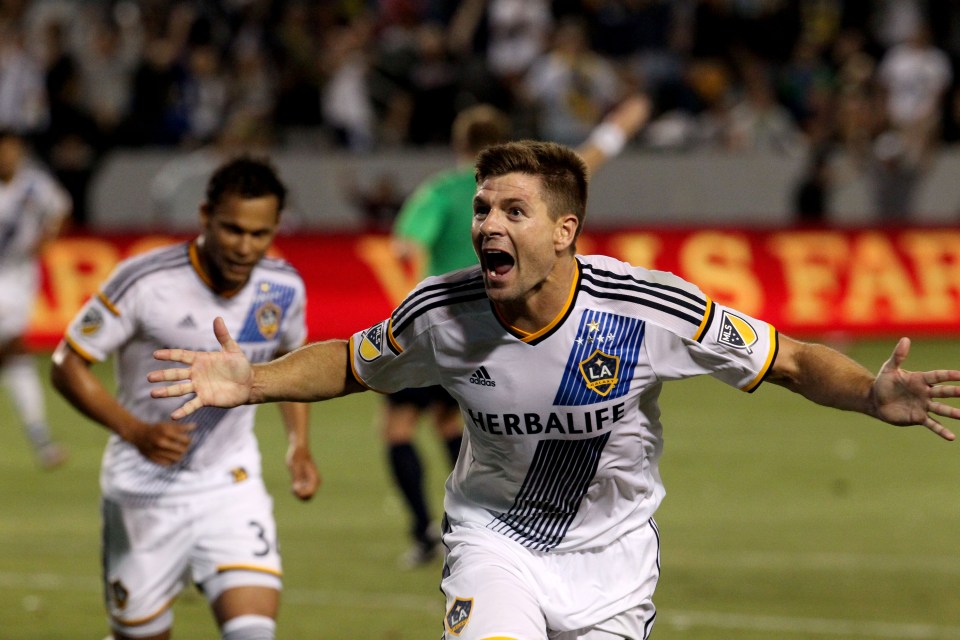  Gerrard joined LA Galaxy in 2015 after spending 17 years with Liverpool