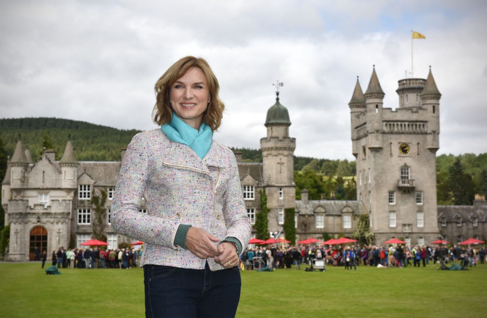  BBC's Fiona Bruce has spoken about the time she heard her foot break on a trampoline