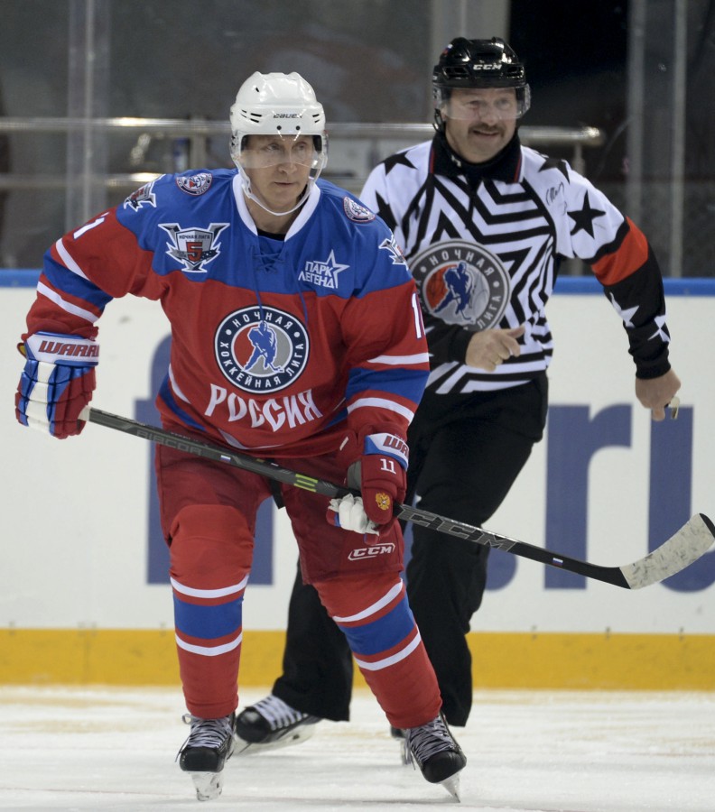  He spent his 63rd birthday last year playing in the showcase ice hockey match