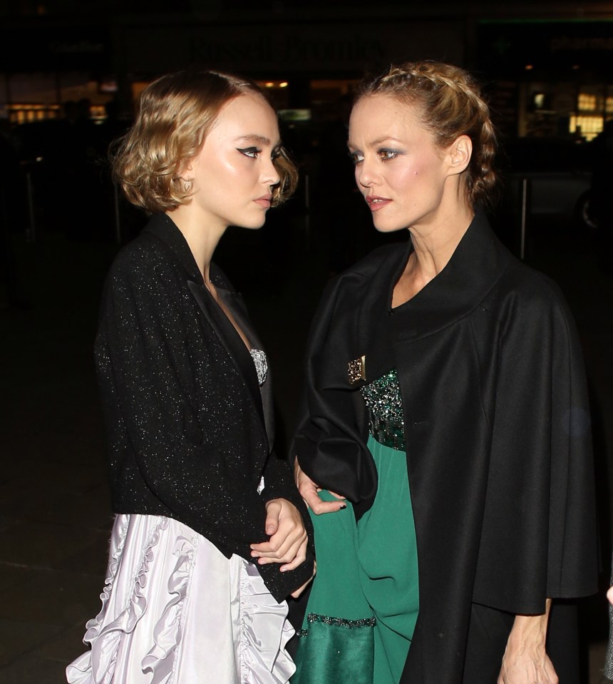  The teen has followed in the footsteps of her model and actress mum, Vanessa Paradis