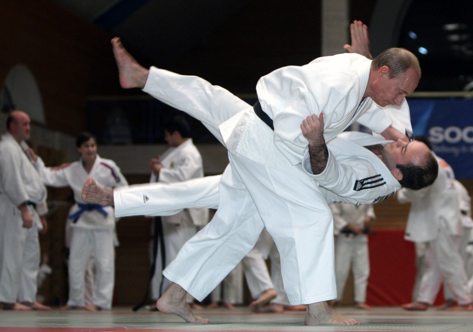  Putin is a fan of judo, and is often photographed throwing his opponents to the floor