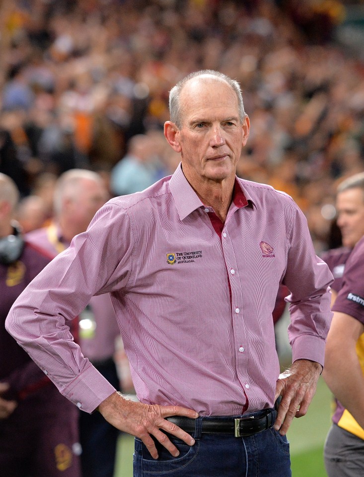  Wayne Bennett is also coach of NRL side the Brisbane Broncos