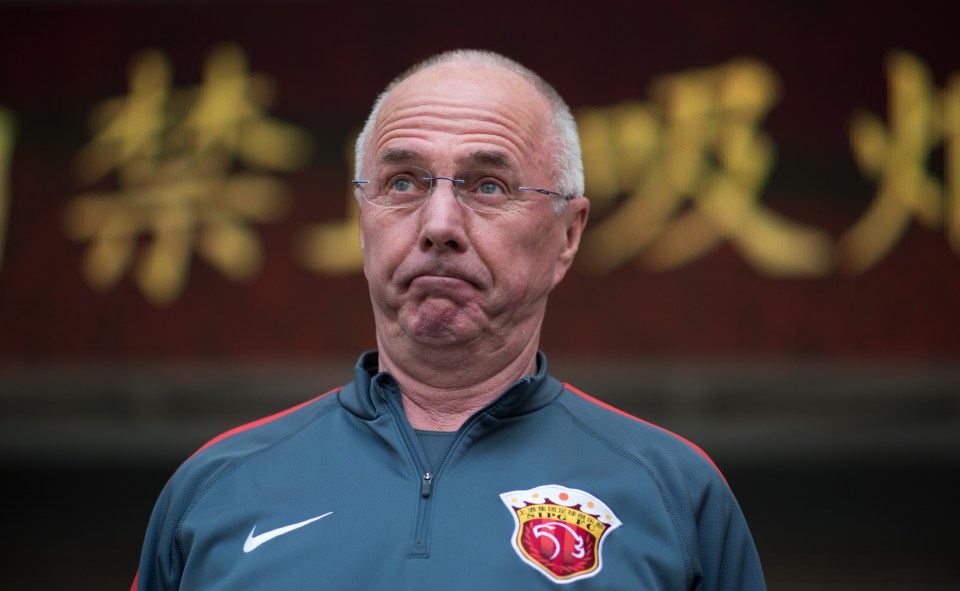  Sven-Goran Eriksson doesn't have to stay in the same hotel as his Shanghai SIPG team