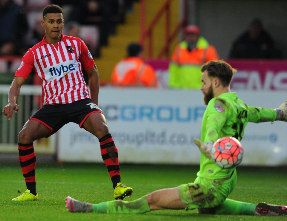  Exeter's Ollie Watkins is a target for Brighton