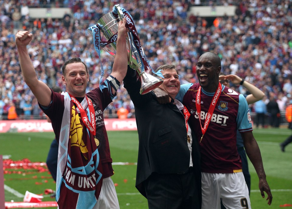  Allardyce lead West ham to Premier League promotion in 2012