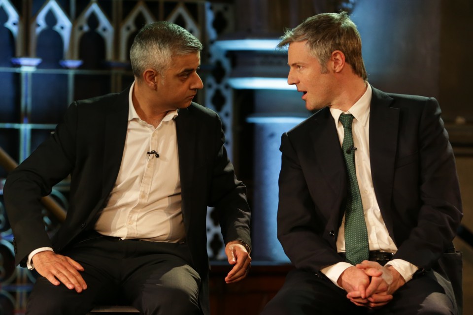  Zac Goldsmith highlighted the fact that Sadiq Khan (left) is a Muslim in his London mayoral campaign