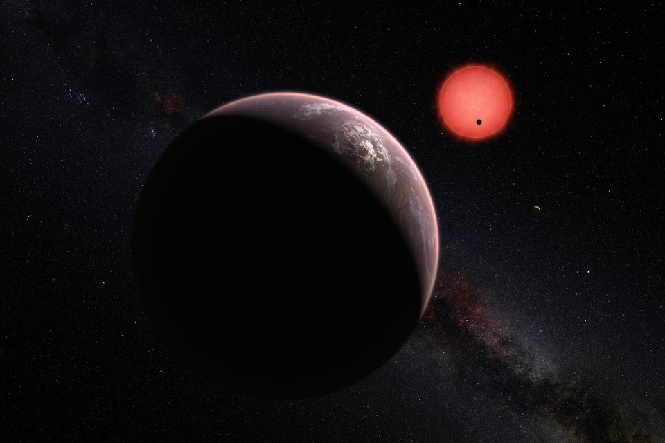  Three Earth-like planets were found to be orbiting the habitable zone around a star known as Trappist 1