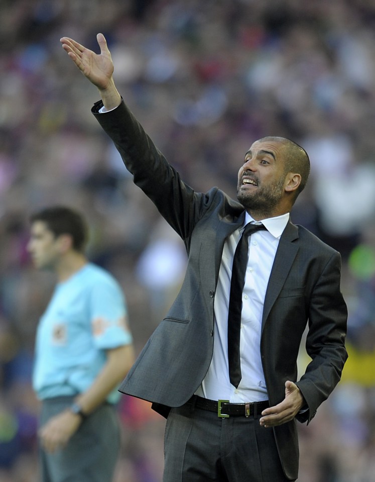  Pep Guardiola makes his second return to the Nou Camp since leaving Barcelona in 2012