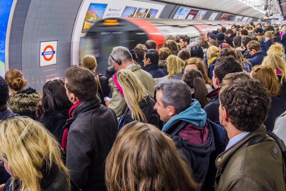  Commuting in London has become immensely overcrowded and quite frightening