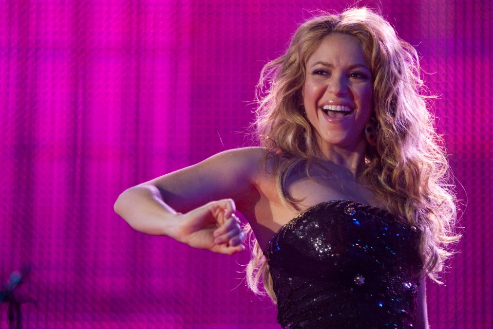  Shakira performs live in Zurich