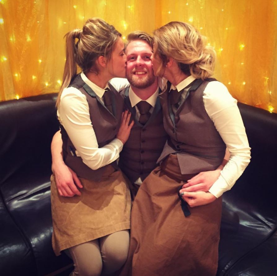  Sam is very popular with the ladies on the show, even his colleagues