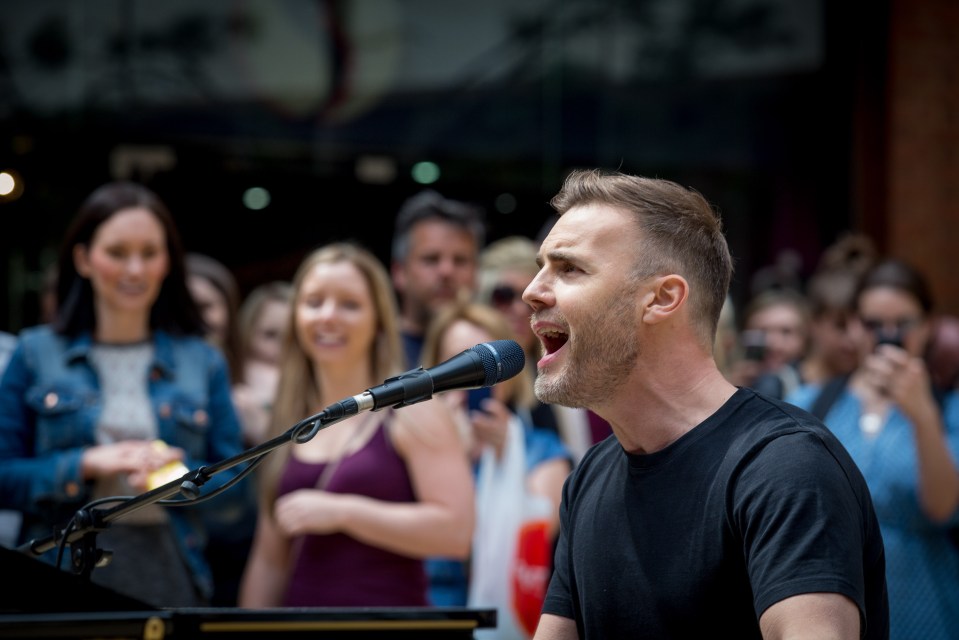  Amber may not have heard of them before, but she said she's a fan of Gary Barlow's voice