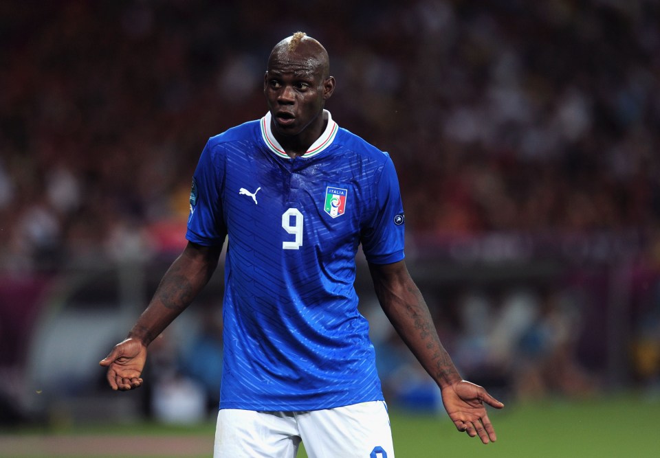  Mario Balotelli's hot form was not enough to force his way back into the Italy squad