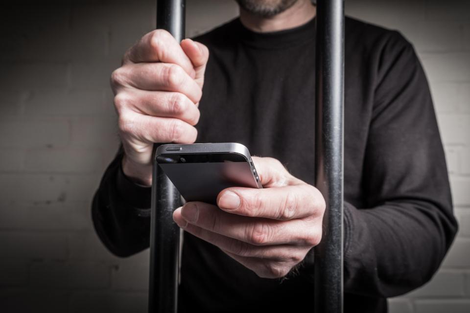  Inmates will soon be blocked from using smuggled mobile phones from next month