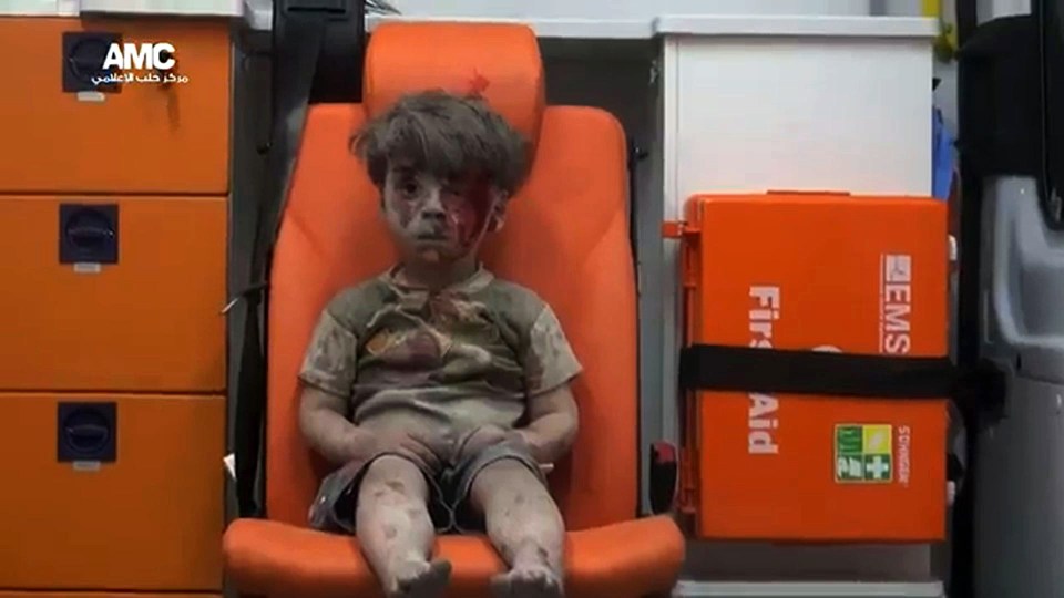  The image of little Omran