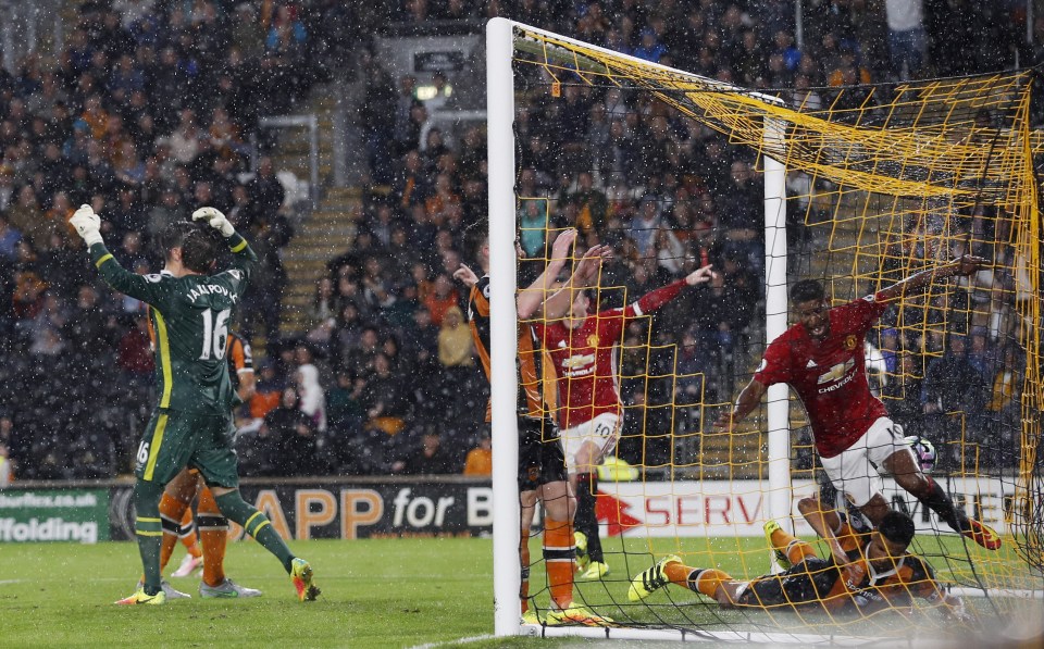  Rashford strikes to give Manchester United a late win at Hull this season