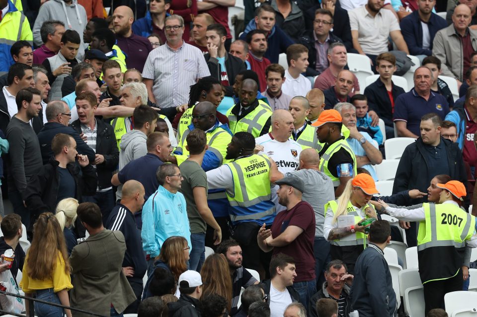  Crowd troubles has marred the first few matches West Ham have played at their new stadium