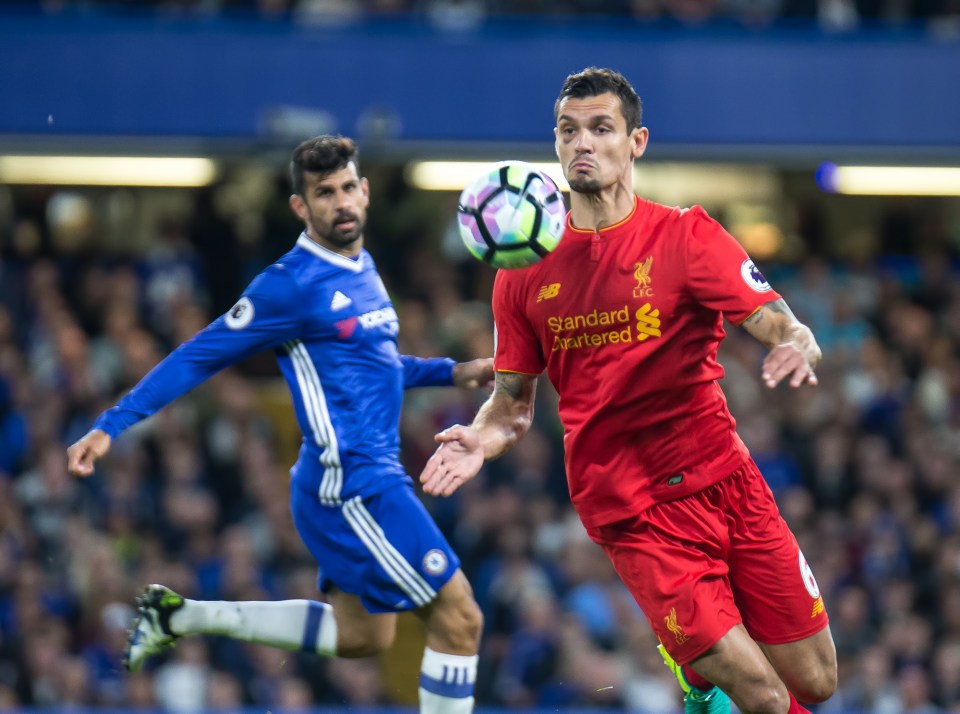  Dejan Lovren is back in training after a knee injury