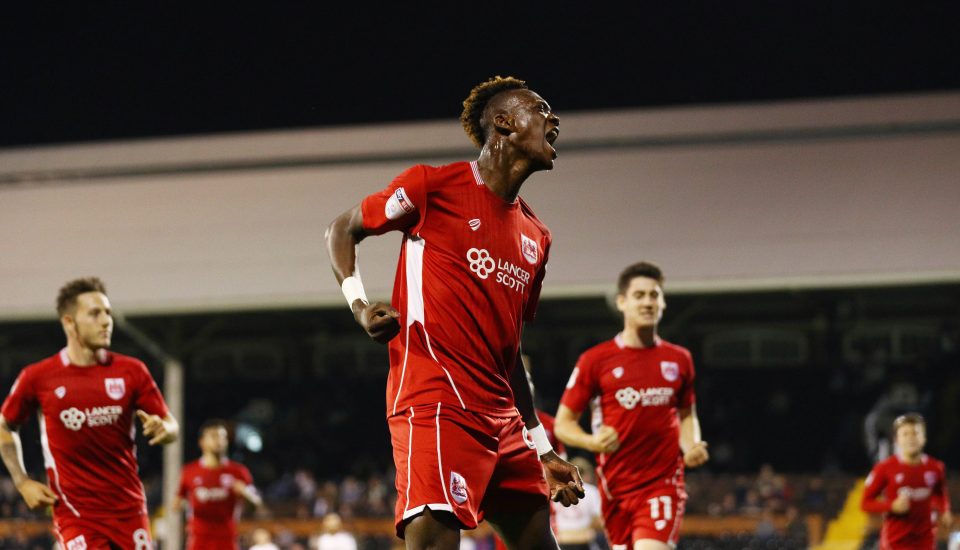  Abraham has scored twice for England U21s as well as banging them in for the Robins