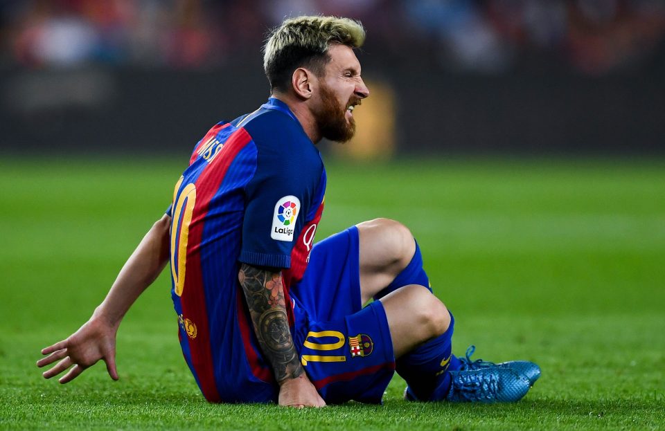  Lionel Messi has not played since injuring his groin in draw with Atletico