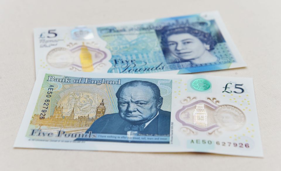  The new polymer £5 note featuring Sir Winston Churchill is selling for a small fortune