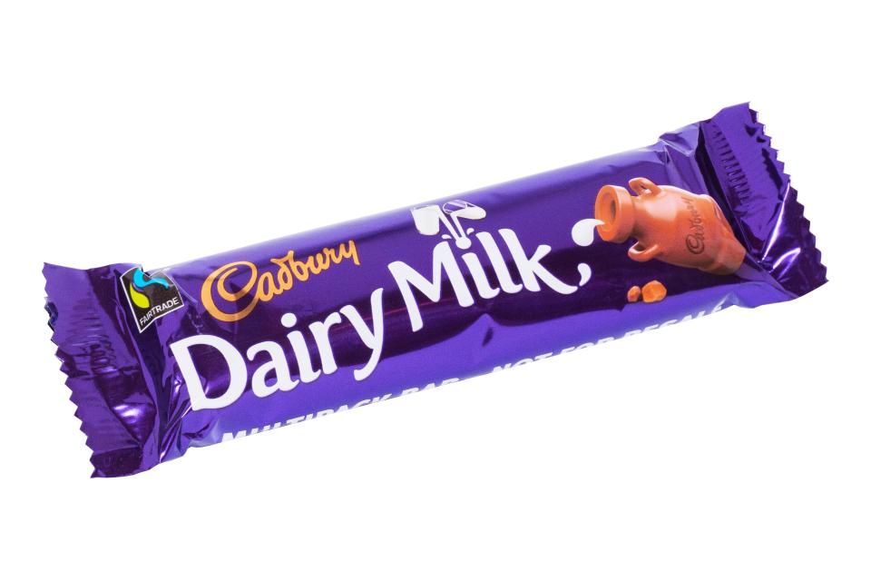  Rounded bars of Dairy Milk actually weigh less than the original version