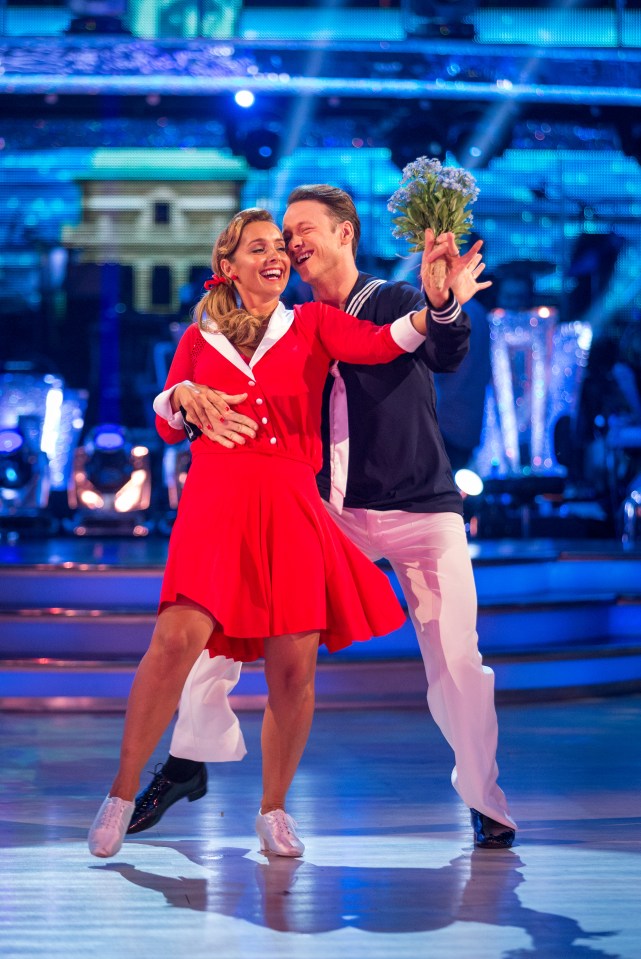  Jiving queen . . . Louise Redknapp and Kevin Clifton have a sweet partnership on Strictly Come Dancing