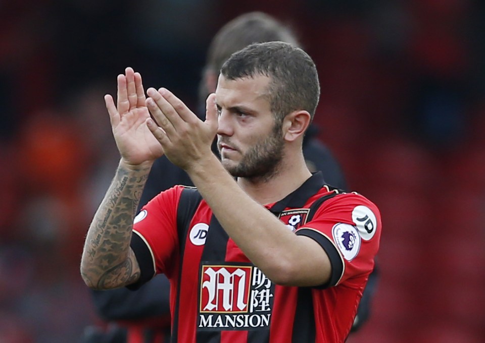  Bournemouth want Jack Wilshere long term