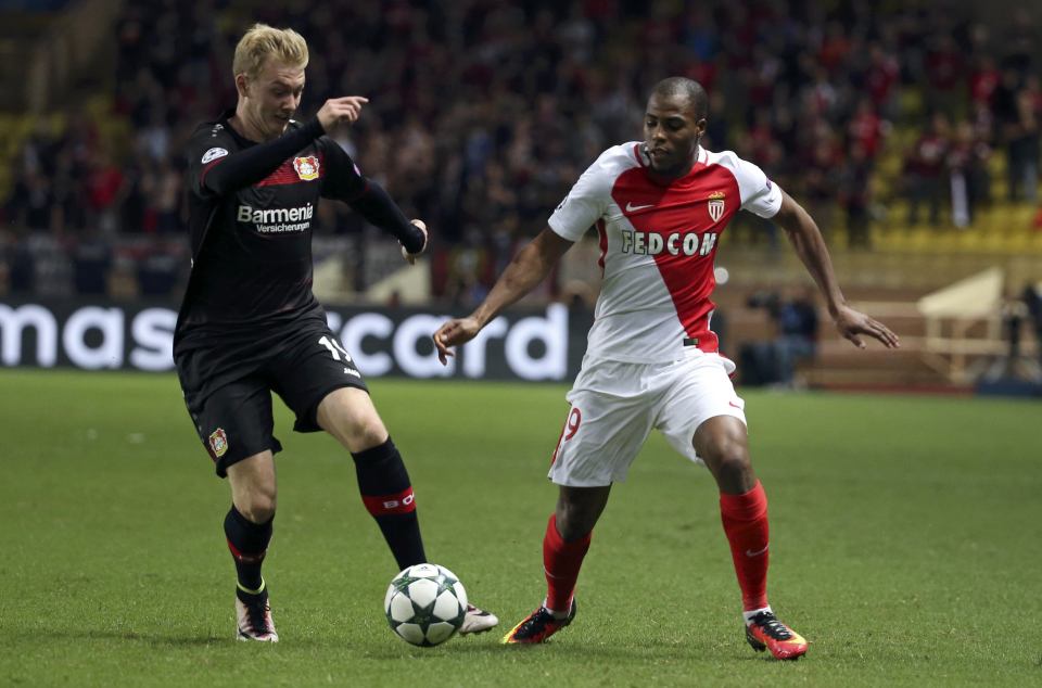  Djibril Sidibe moved to Monaco from Lile in the summer