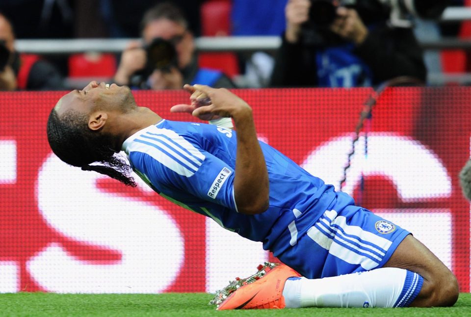  Abraham admits he was starstruck when he first saw Didier Drogba at Chelsea