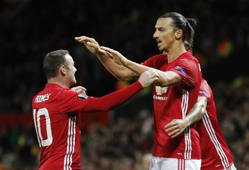  The arrival of Zlatan Ibrahimovic has seen Rooney moved out of his favoured position