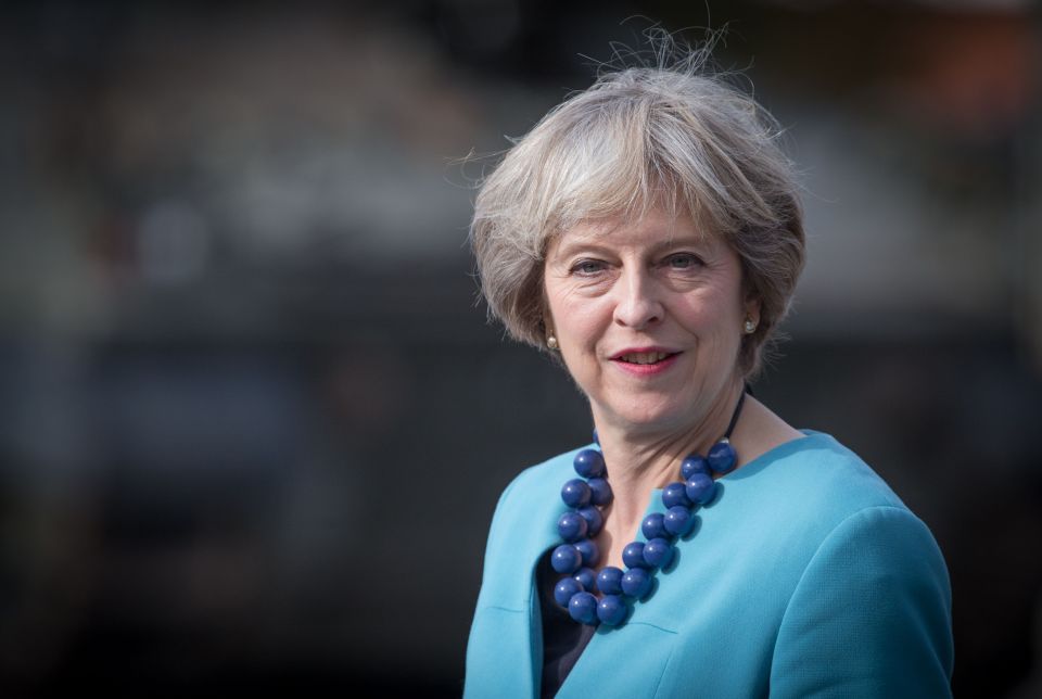  In the running . . . PM Theresa May could boost her majority even further with a snap election