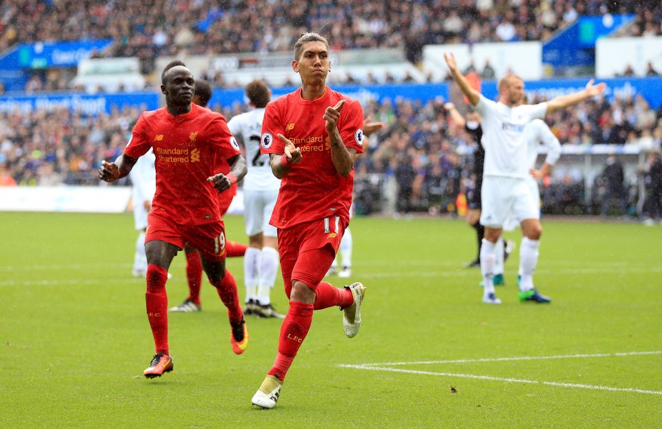  Roberto Firmino scored and provided a penalty in the second half for Liverpool